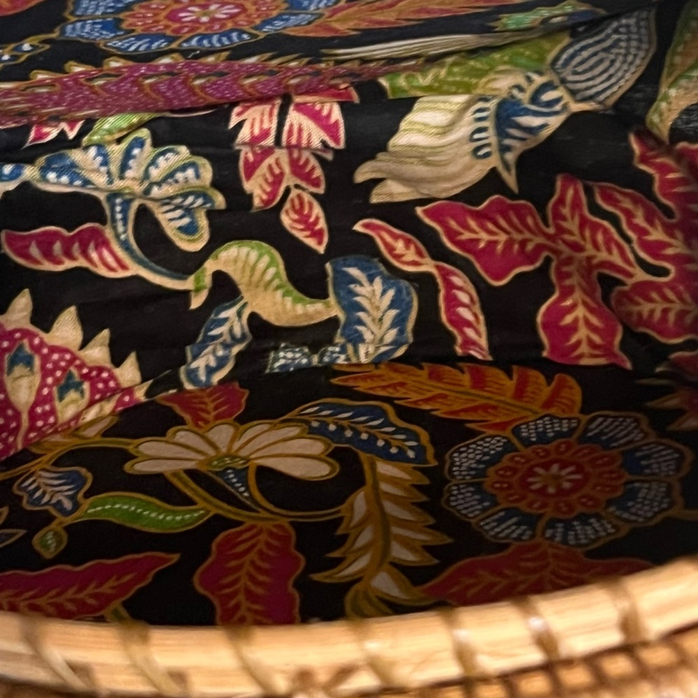 Round Rattan Women's Bag Good Condition - Picture 9 of 10